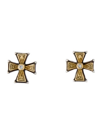 Konstantino Diamond Stud Earrings