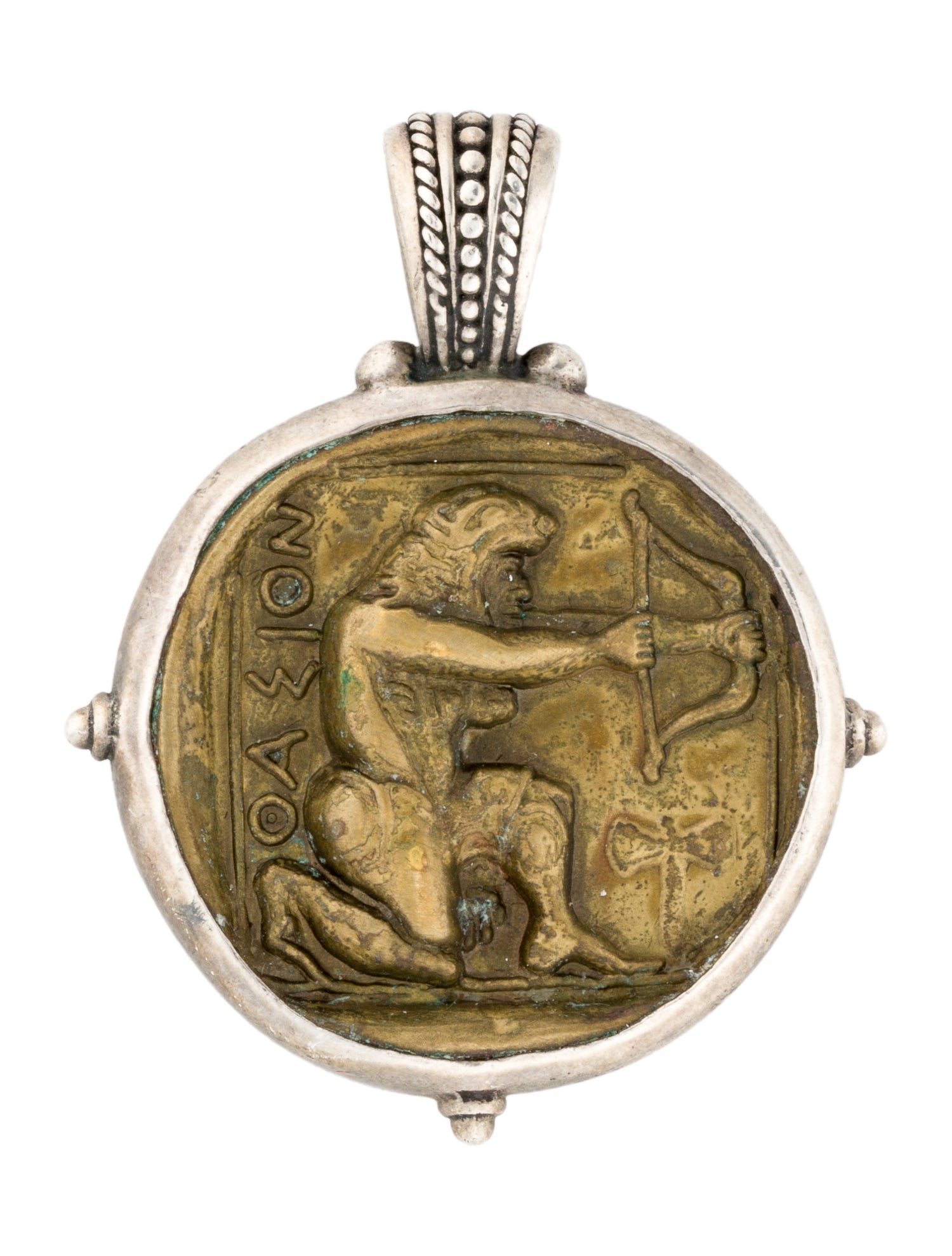 Konstantino Hercules Coin Pendant