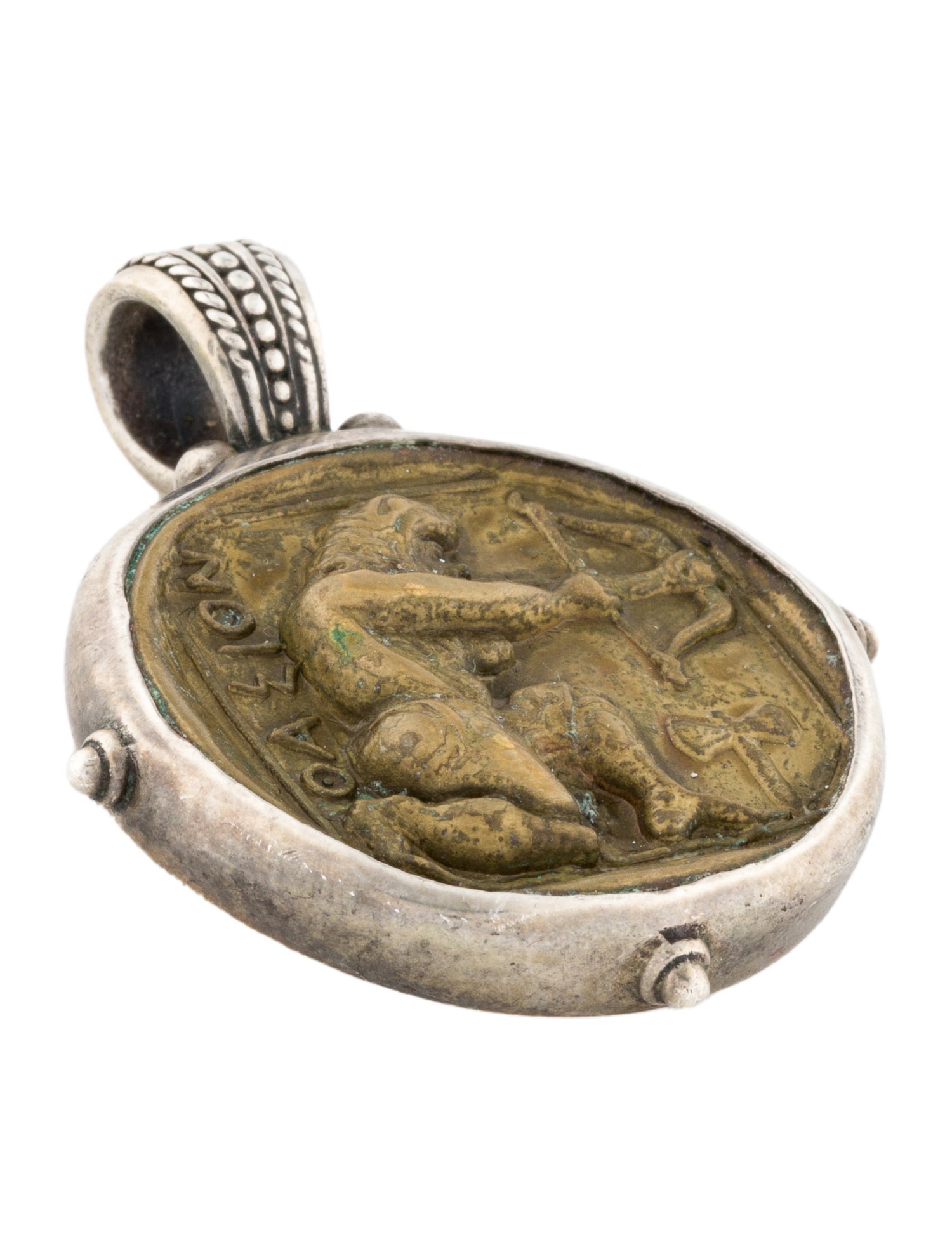 Konstantino Hercules Coin Pendant