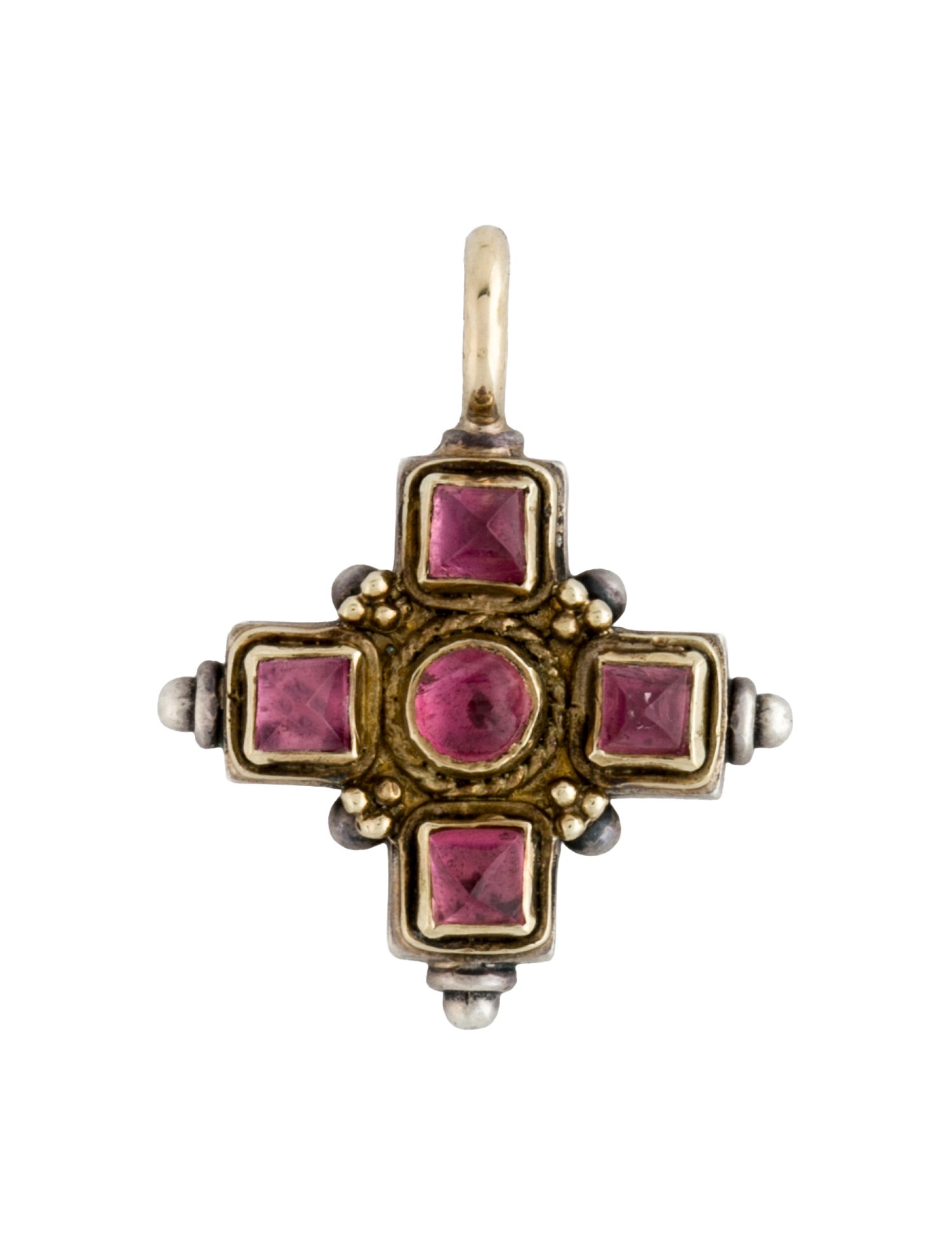 Konstantino Tourmaline Cross Pendant