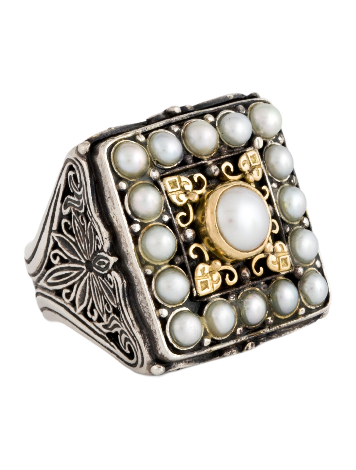 Konstantino Pearl Cocktail Ring