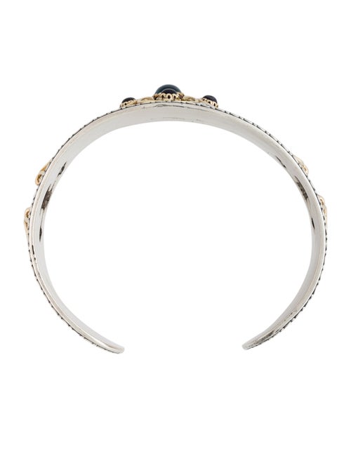 Konstantino Two-Tone Iolite & Topaz Cuff Bracelet