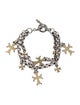 Konstantino Two-Tone Cross Charm Bracelet
