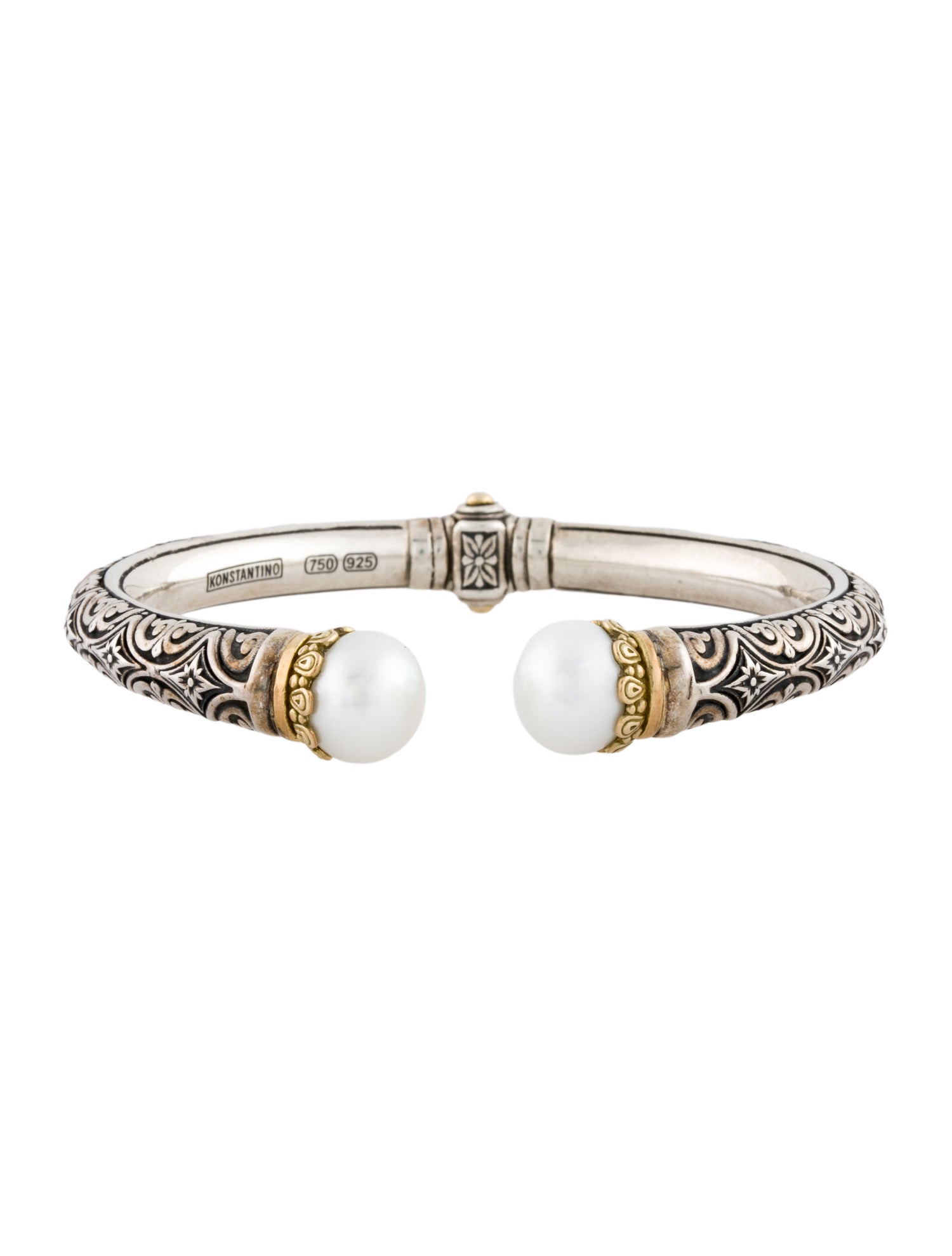 Konstantino Pearl Cuff Bracelet