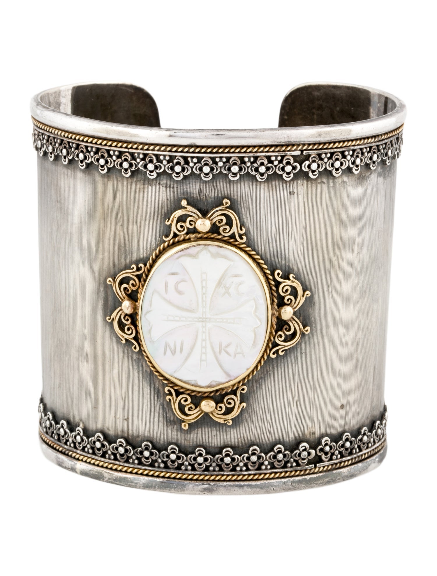 Konstantino Mother of Pearl Cuff