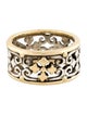 Konstantino Two-Tone Cutout Cross Band