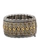 Konstantino Two-Tone Wide Bangle Bracelet