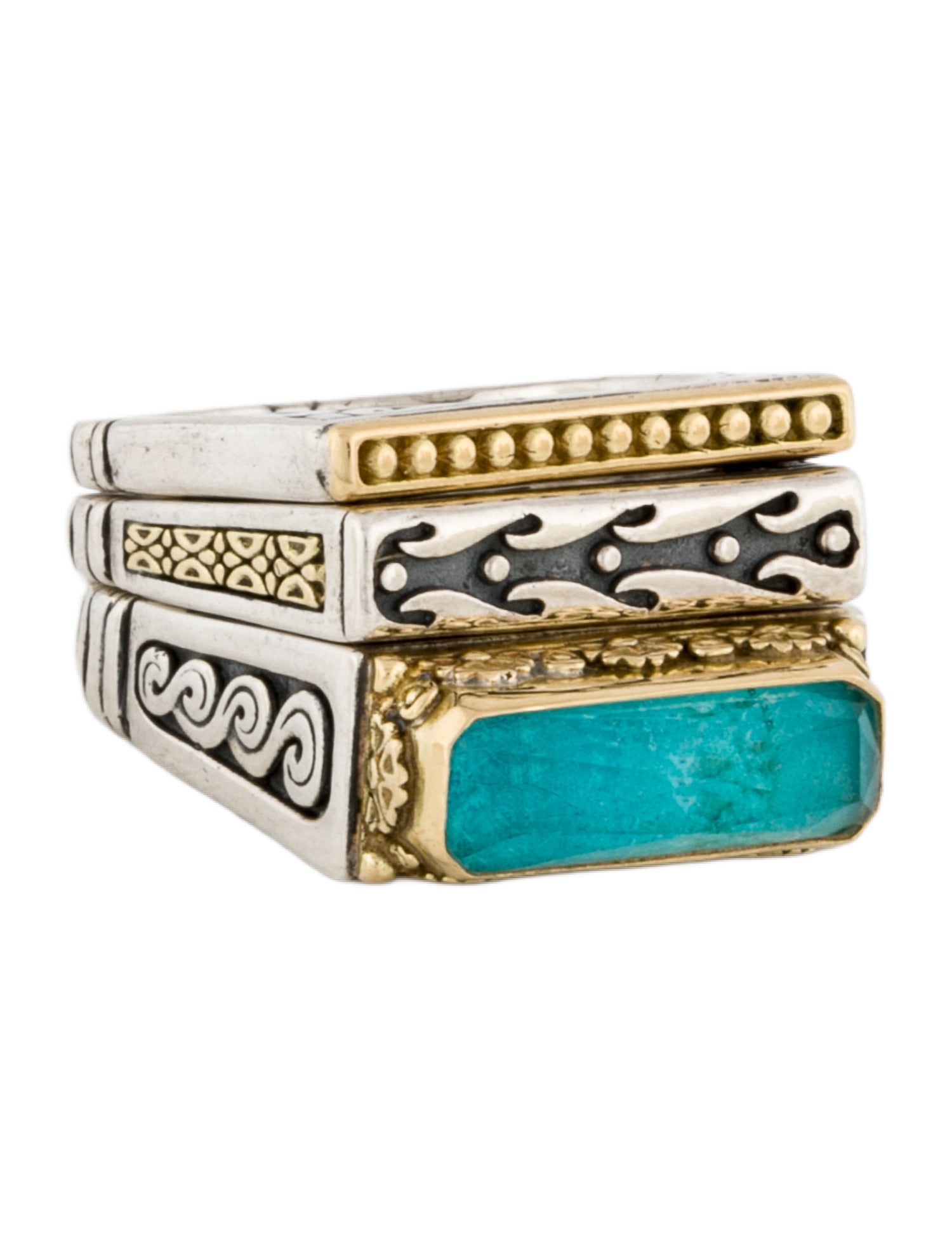 Konstantino Quartz Doublet Stacking Ring