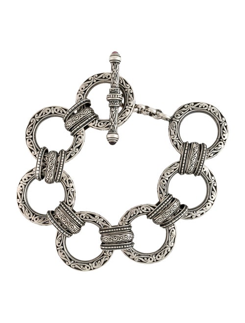 Konstantino Rhodolite Toggle Link Bracelet