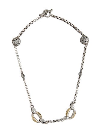 Konstantino Rhodolite Daphne Station Necklace