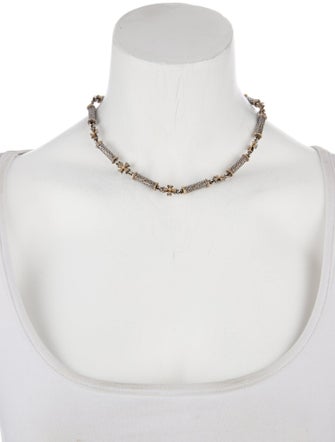 Konstantino Diamond Maltese Cross Station Necklace