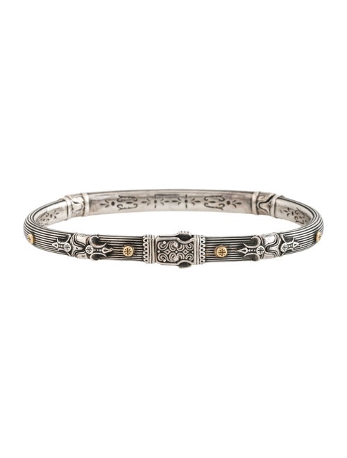 Konstantino Two-Tone Warrioress Petite Bangle Bracelet