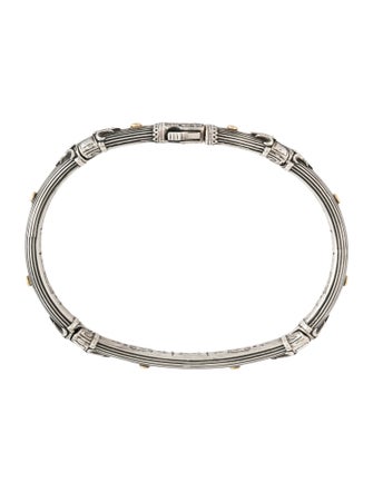 Konstantino Two-Tone Warrioress Petite Bangle Bracelet