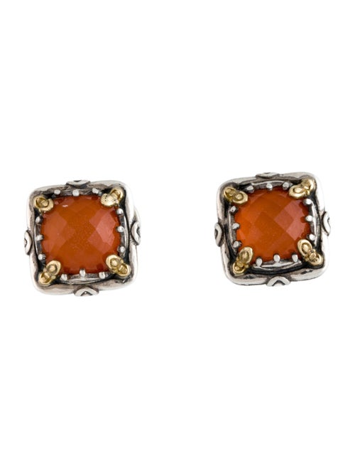 Konstantino Quartz Doublet Gen K Nightfall Stud Earrings