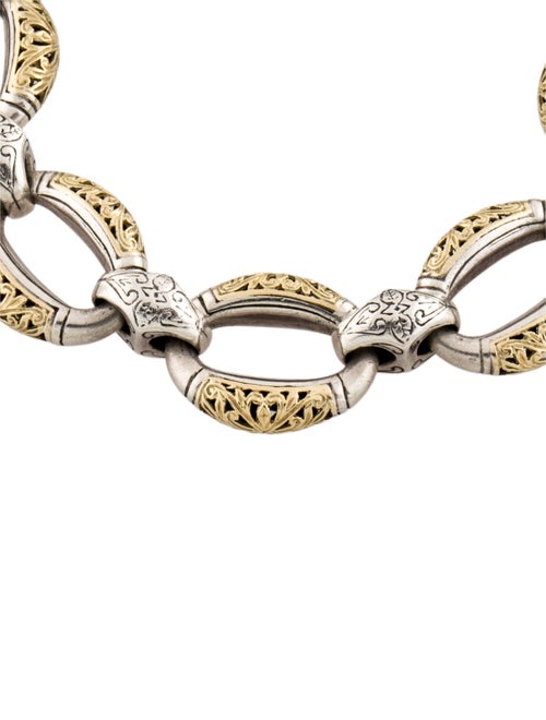 Konstantino Two-Tone Textured Link Bracelet