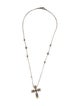 Konstantino Pearl & Tourmaline Two-Tone Pendant Necklace