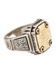 Konstantino Two Tone Signet Ring