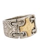 Konstantino Two-Tone Maltese Cross Chain Ring