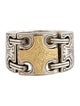 Konstantino Two-Tone Maltese Cross Chain Ring
