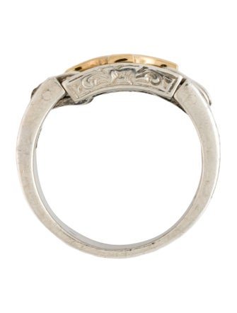 Konstantino Two-Tone Maltese Cross Chain Ring