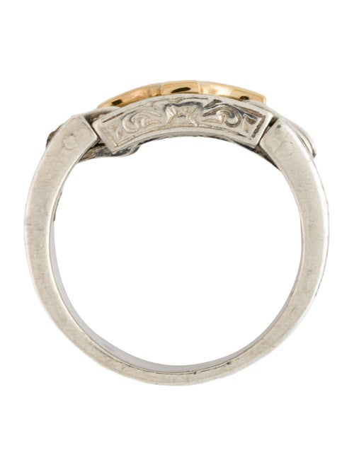 Konstantino Two-Tone Maltese Cross Chain Ring