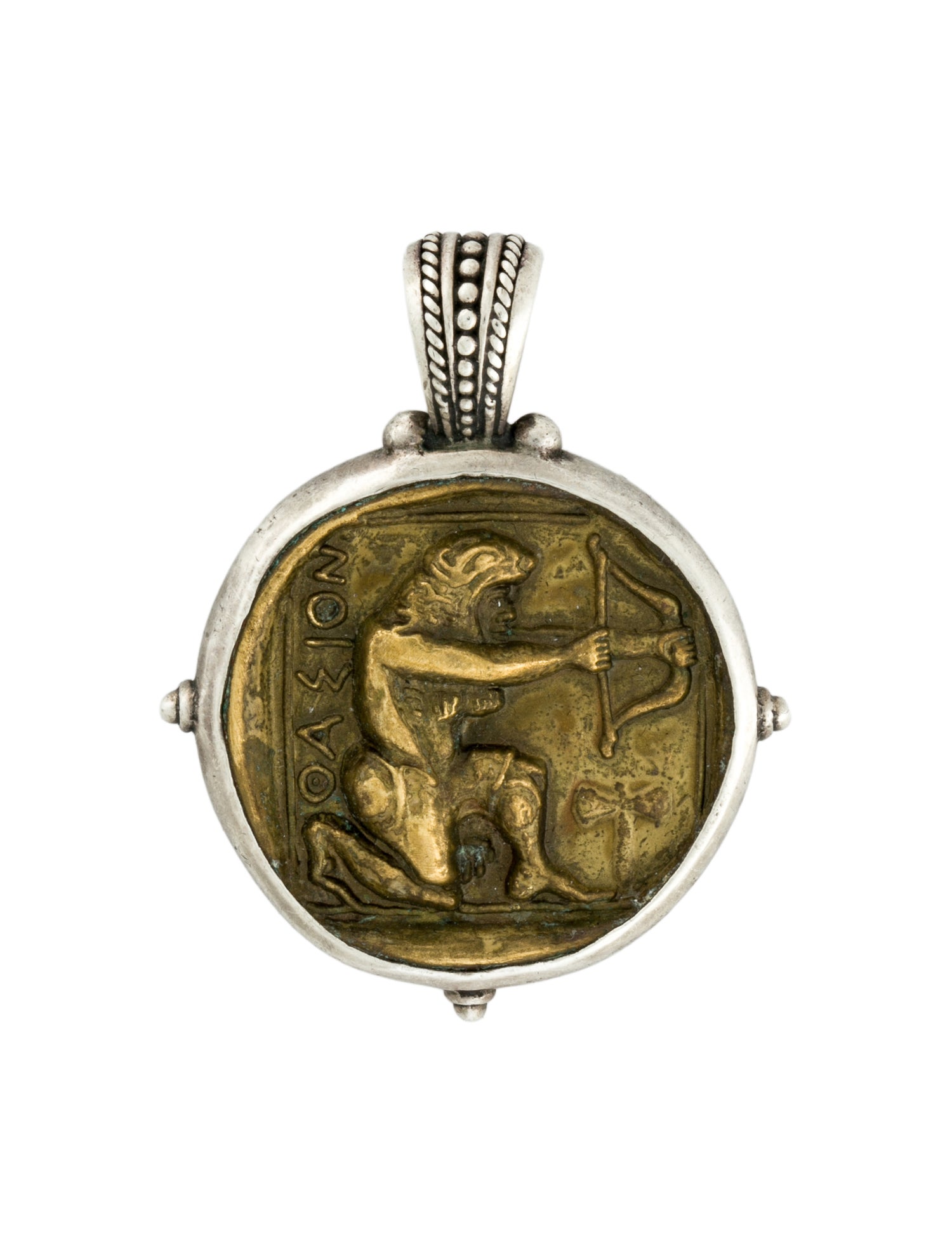 Konstantino Hercules Coin Pendant