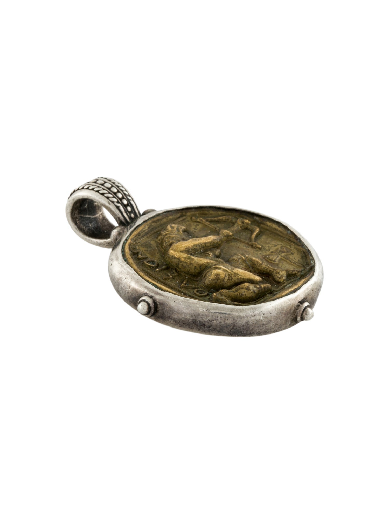 Konstantino Hercules Coin Pendant