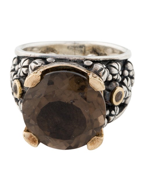 Konstantino Smoky Quartz Cocktail Ring