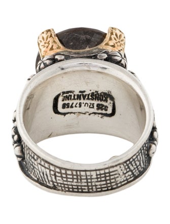 Konstantino Smoky Quartz Cocktail Ring