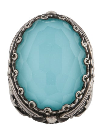 Konstantino Quartz Doublet Aegean Cocktail Ring