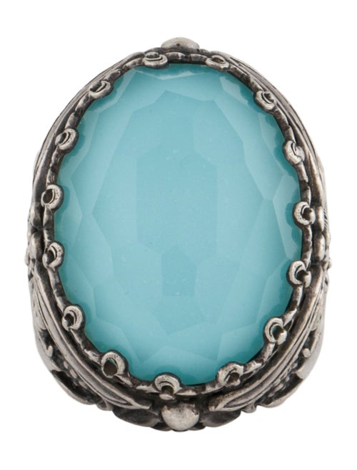Konstantino Quartz Doublet Aegean Cocktail Ring