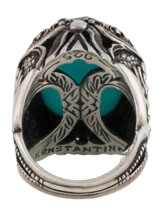 Konstantino Quartz Doublet Aegean Cocktail Ring