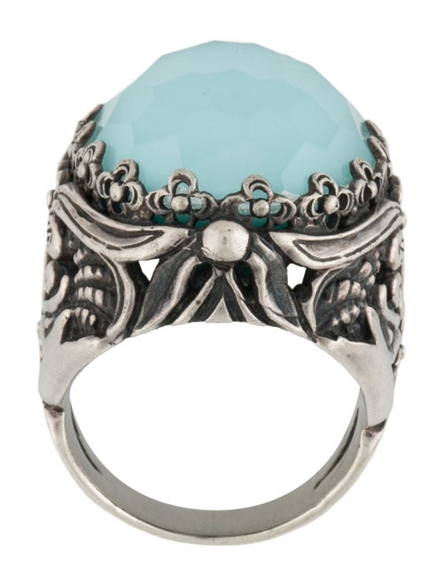 Konstantino Quartz Doublet Aegean Cocktail Ring