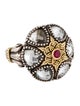 Konstantino Quartz & Synthetic Ruby Pythia Ring