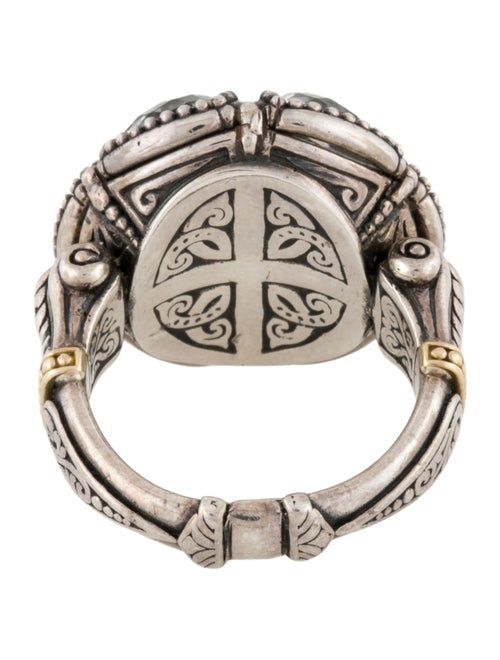 Konstantino Quartz & Synthetic Ruby Pythia Ring