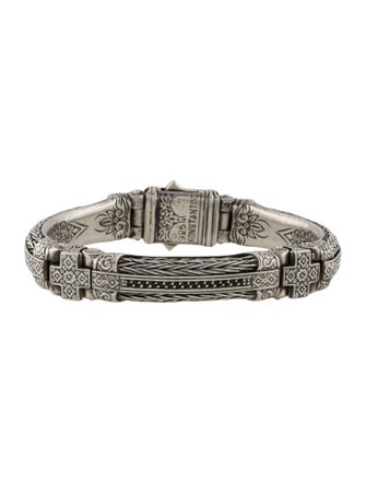 Konstantino Spinel Textured Link Bracelet