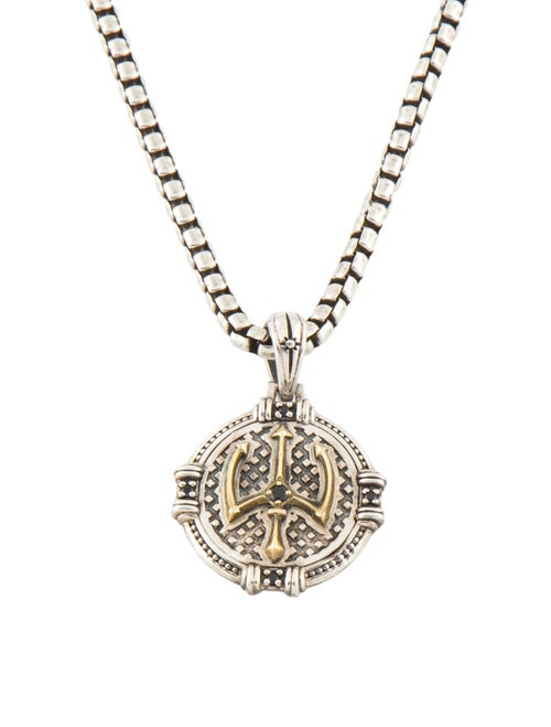Konstantino Spinel Orion Conscript Pendant Necklace