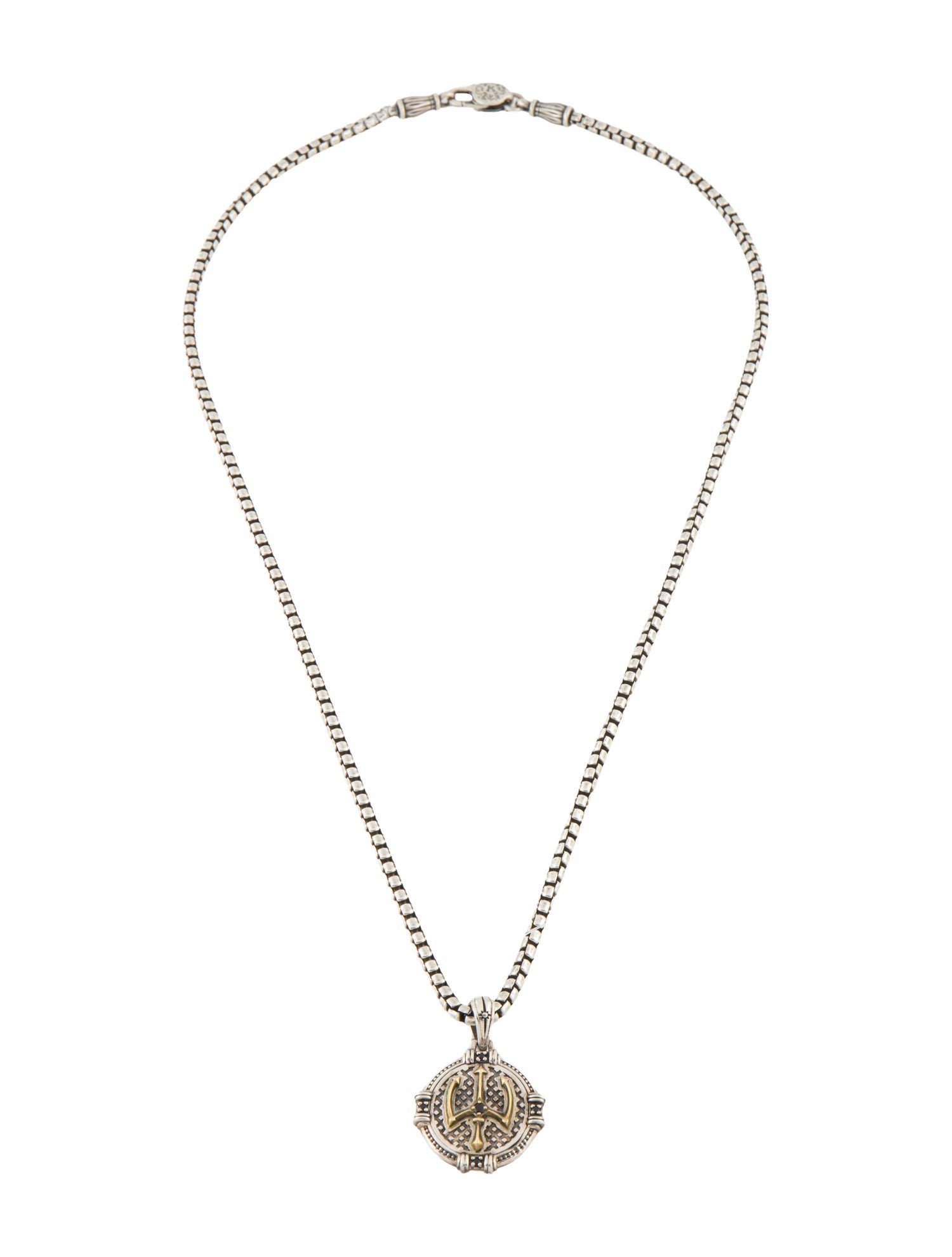 Konstantino Spinel Orion Conscript Pendant Necklace