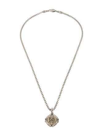 Konstantino Spinel Orion Conscript Pendant Necklace