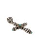 Konstantino Two-Tone Composite Turquoise Cross Pendant