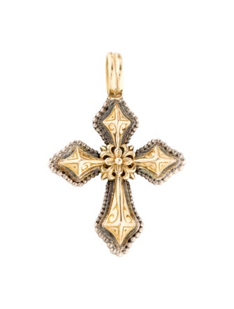 Konstantino Two-Tone Cross Pendant
