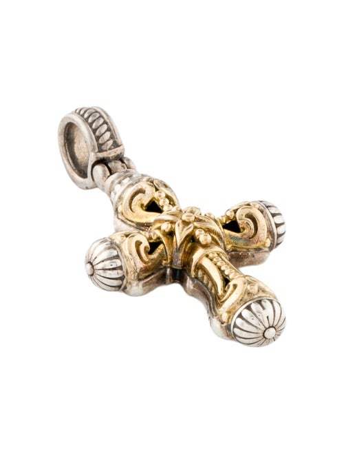 Konstantino Two-Tone Cross Pendant