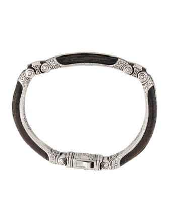 Konstantino Leather & Spinel Link Bracelet