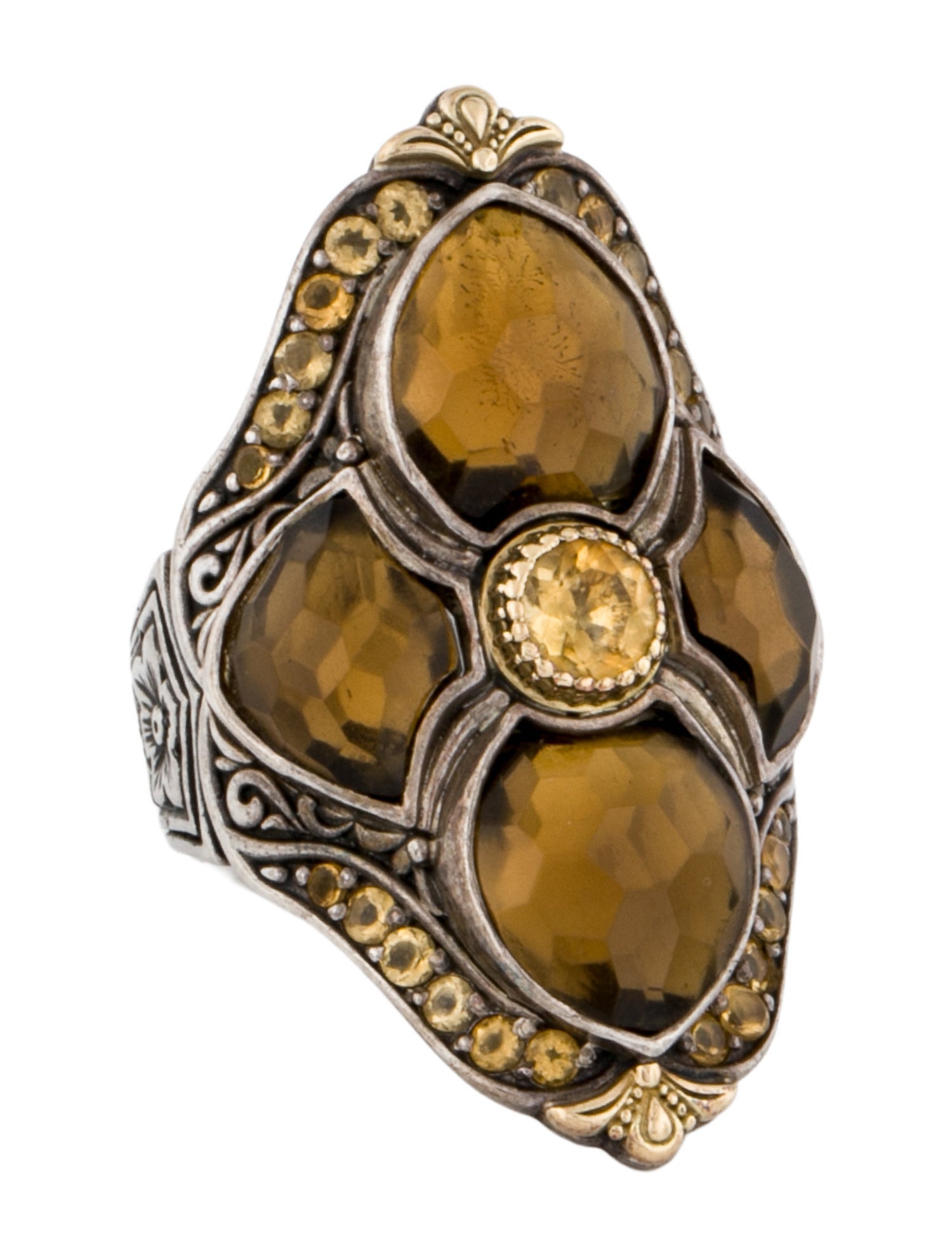 Konstantino Citrine Cocktail Ring