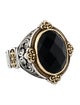 Konstantino Onyx Nykta Cocktail Ring
