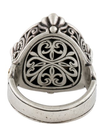 Konstantino Onyx Nykta Cocktail Ring