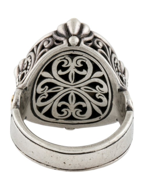 Konstantino Onyx Nykta Cocktail Ring