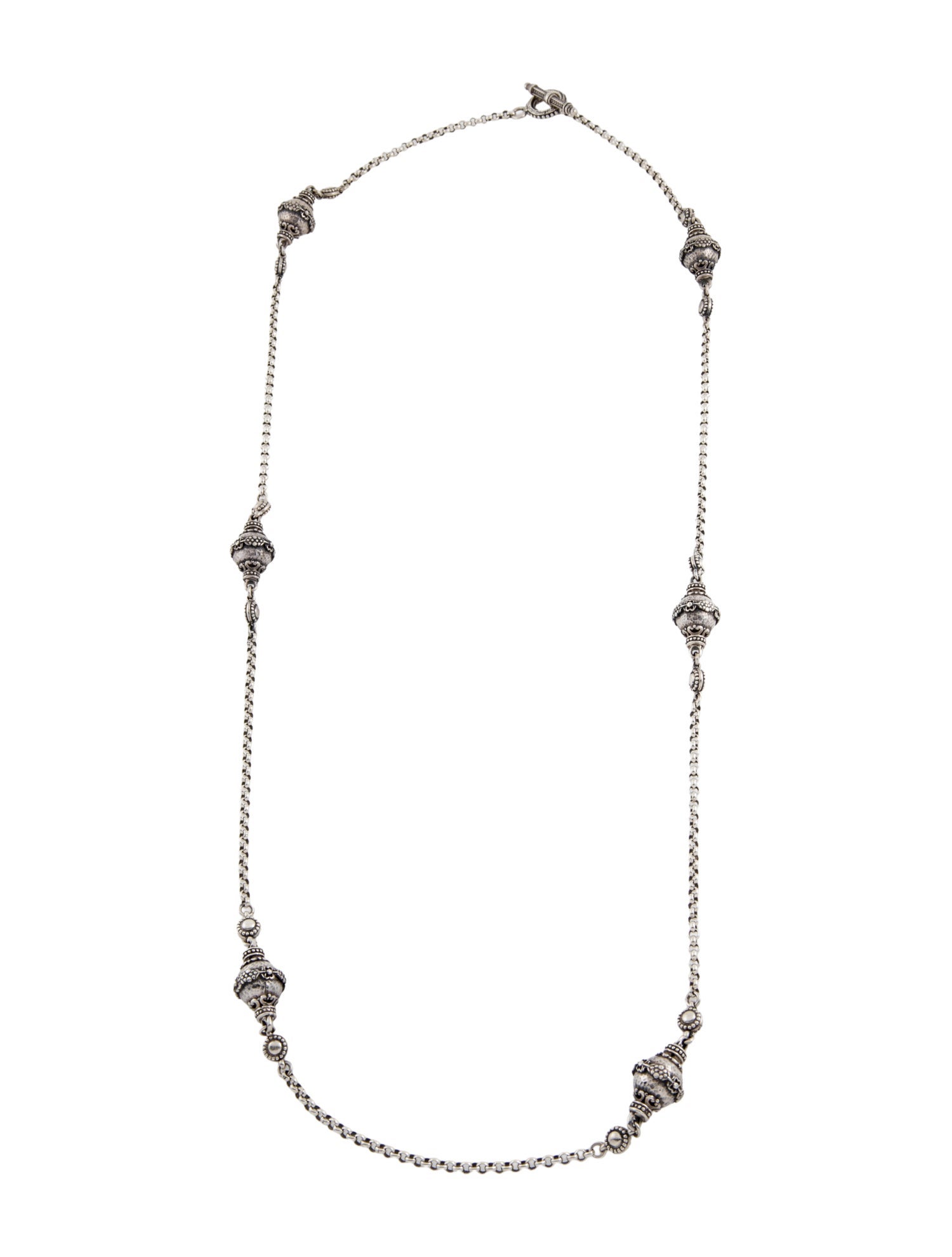 Konstantino Ornate Ball Station Necklace