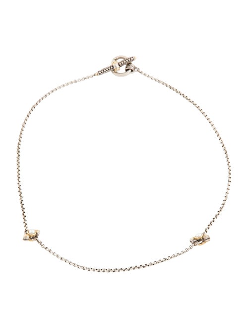 Konstantino Pearl Station Necklace