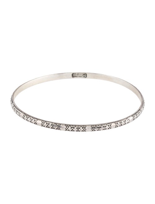 Konstantino Etched Bangle Bracelet